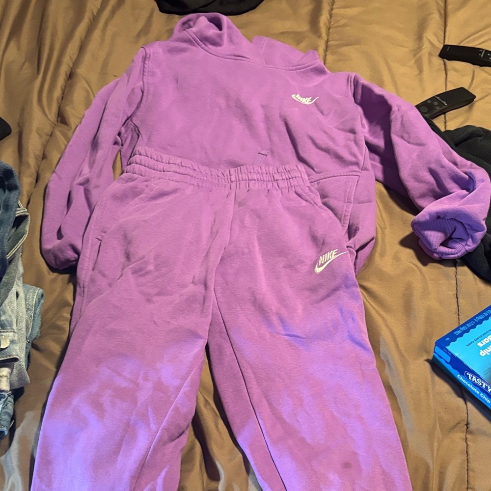 Nike Lavender Tracksuit Set